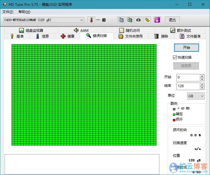 硬盘检测工具HDTune Pro v5.75 单文件专业版|扩云博客